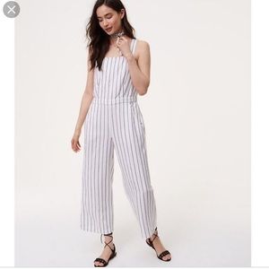 NWT Loft Striped Jumper Linen blend